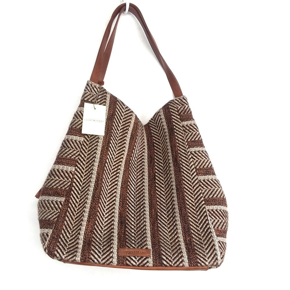 Lucky Brand Sari Large Tote Color: Sesame NWT